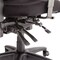 Alera 17.7 in. to 21.4 in. Seat Height Elusion Series Mesh Mid-Back Prem Fabric Multifunction Chair Supports Up to 275 lbs. - Black